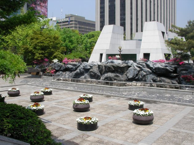 世宗路公園の風景